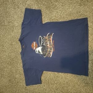 Harley-Davidson Men's Blue Graphic T-Shirt